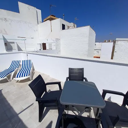 Brand New - Casa El Cuartel With Private Seaview Rooftop Conil De La Frontera Exterior photo